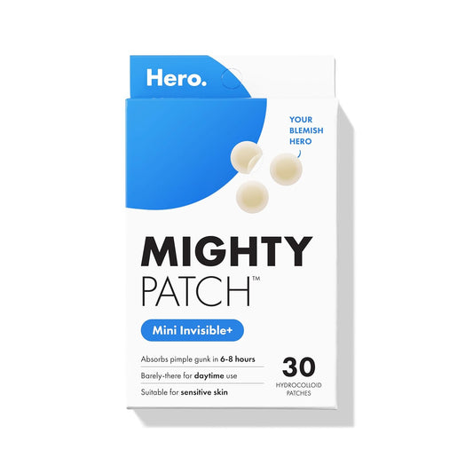 Hero Cosmetics  Mini Invisible+ Acne Pimple Patches, 30 Ct