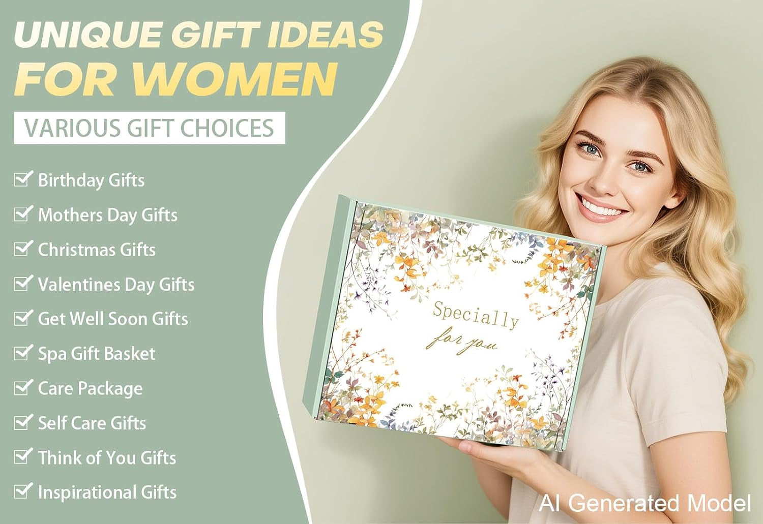 Birthday Gifts for Women Self Care Spa Gift Baskets for Women, Get Well Soon Gift Baskets Thinking of You Relaxation Stress Relief Care Package