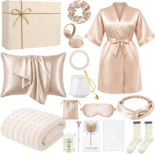 16 Pcs Birthday Gifts for Women, Champagne